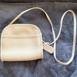 Vintage Coach 9017 Abbie Crossbody Bag Bone 1998